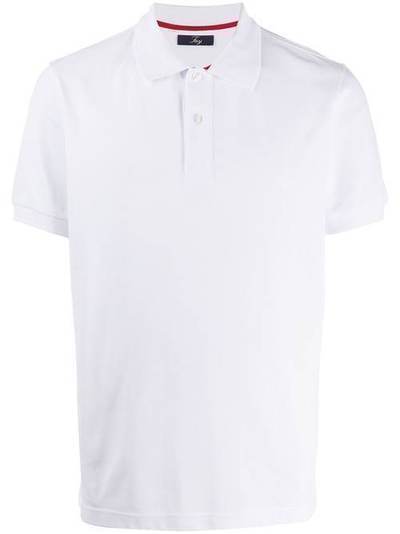 Fay рубашка-поло с вышитым логотипом NPMB2401520HPAB001