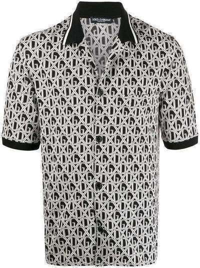 Dolce & Gabbana рубашка-поло с логотипом DG G5GP6TFS793
