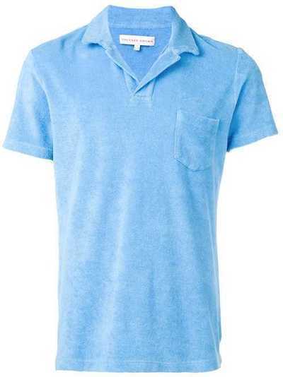 Orlebar Brown рубашка-поло с карманом спереди 259935M