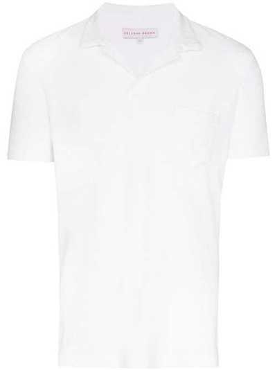 Orlebar Brown махровая рубашка-поло 250120