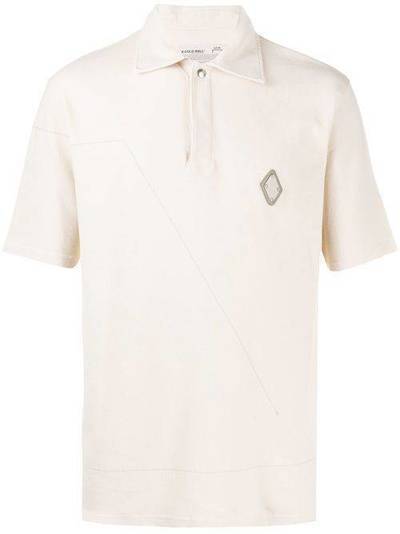 A COLD WALL рубашка-поло с короткими рукавами и логотипом MSH014WHL
