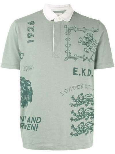 Kent & Curwen рубашка-поло с принтом K39M0TM200