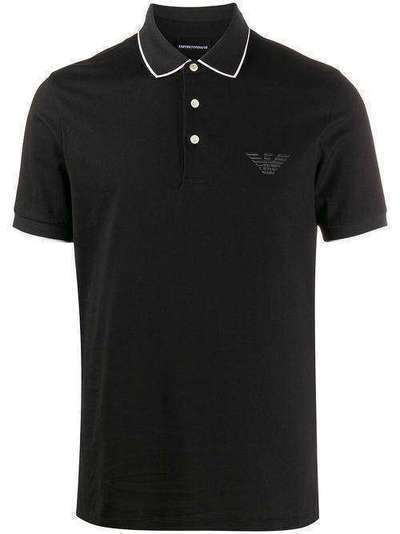 Emporio Armani рубашка-поло с логотипом 3H1FM01JCQZ