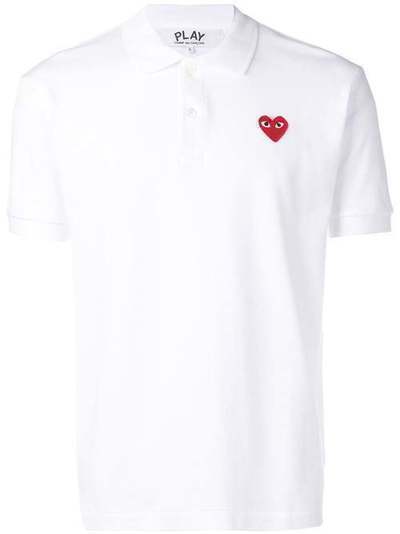 Comme Des Garçons Play рубашка-поло с нашивкой в виде сердца AZT006