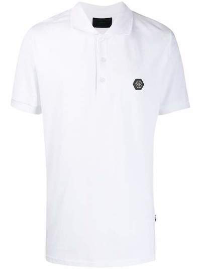 Philipp Plein рубашка-поло с логотипом MTK3004PJY002N