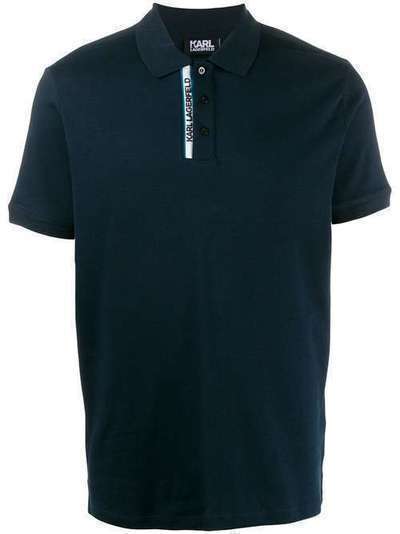 Karl Lagerfeld рубашка-поло с логотипом 755020592222A