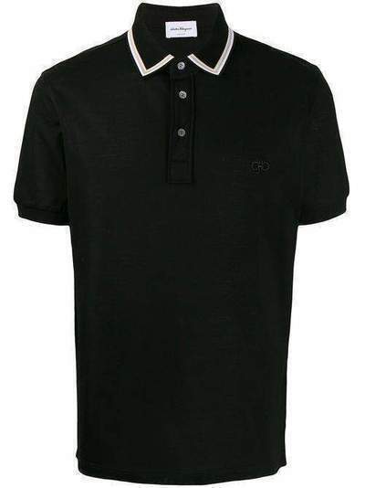 Salvatore Ferragamo рубашка-поло с короткими рукавами 723417