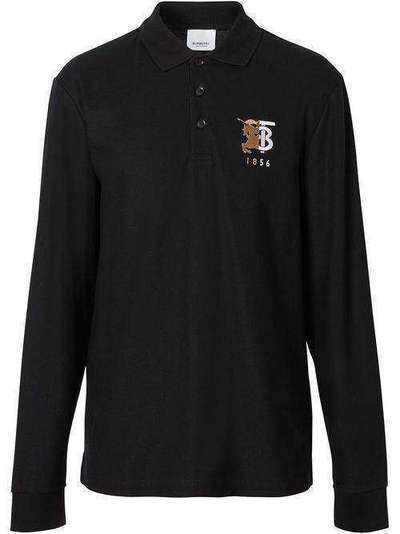 Burberry рубашка-поло с логотипом 8025758