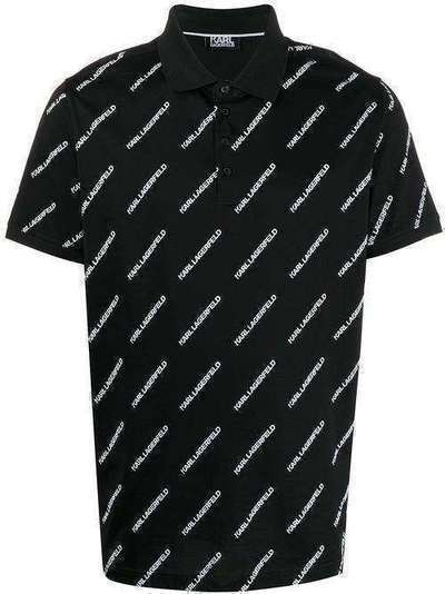 Karl Lagerfeld рубашка-поло с логотипом 7550070501203