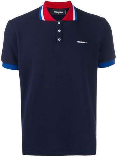 Dsquared2 рубашка-поло с вышитым логотипом S71GL0031S23497