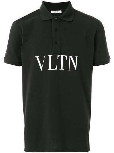 Valentino футболка-поло с принтом 'VLTN' QV3MH02S47G