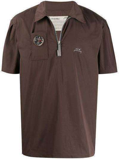 A-COLD-WALL* рубашка-поло с компасом ACWMF19PSSB02