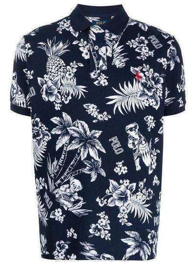Polo Ralph Lauren рубашка-поло с цветочным принтом 710788923002