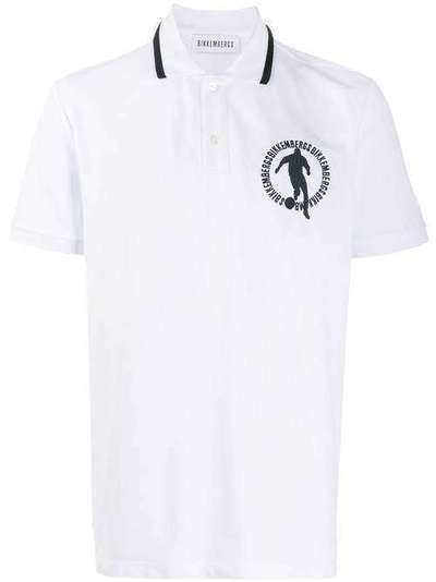 Dirk Bikkembergs embroidered logo polo shirt C80101AM4132