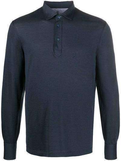 Brunello Cucinelli рубашка поло с длинными рукавами MTS373976C574
