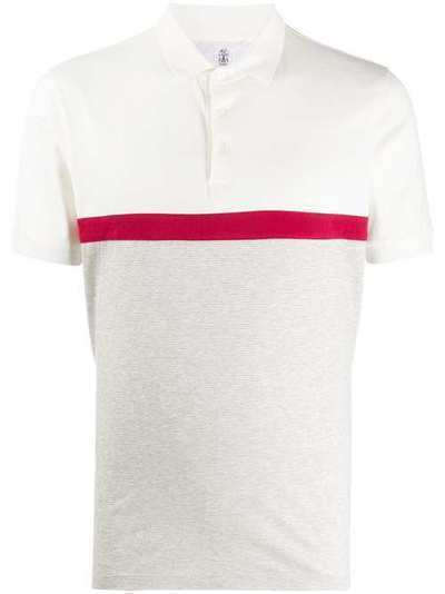 Brunello Cucinelli рубашка-поло в стиле колор-блок MTS568333CZ365