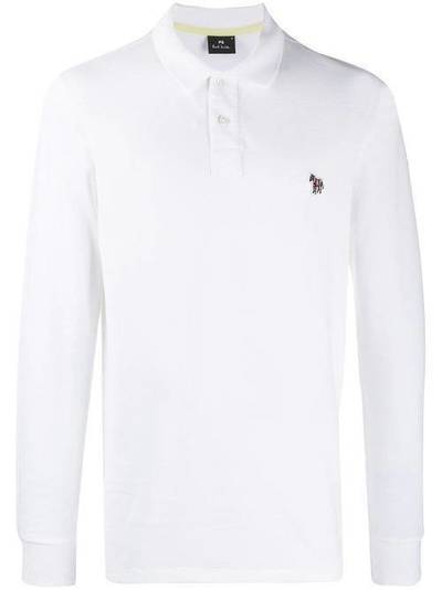 PS Paul Smith рубашка-поло с длинными рукавами M2R410SAZEBRA01