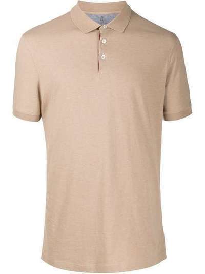 Brunello Cucinelli рубашка-поло с короткими рукавами M0T618303C6424