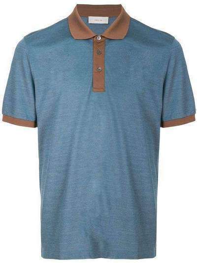 Cerruti 1881 рубашка-поло с контрастным воротником и манжетами C37H9EI0903B