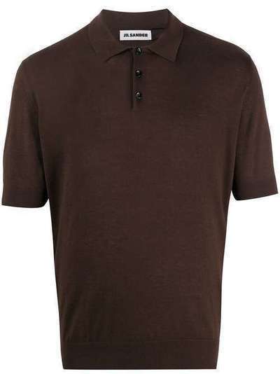 Jil Sander рубашка-поло с короткими рукавами JSMQ751216MQY25108205