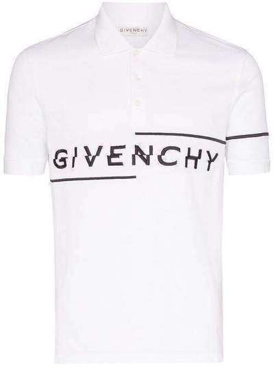 Givenchy рубашка-поло с логотипом BM70U63006