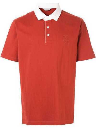 Gieves & Hawkes рубашка-поло с контрастным воротником G39H9ER15071