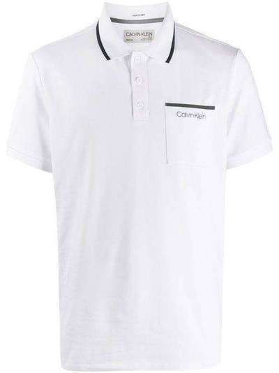 Calvin Klein рубашка-поло с короткими рукавами и логотипом K10K106013YAF