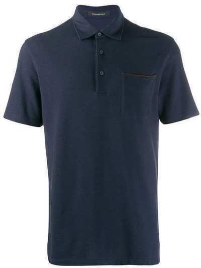 Ermenegildo Zegna рубашка-поло с нагрудным карманом UT592723