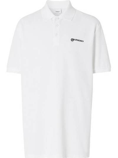 Burberry рубашка-поло с принтом 8024360