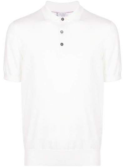 Brunello Cucinelli трикотажная рубашка-поло M29800125CX816