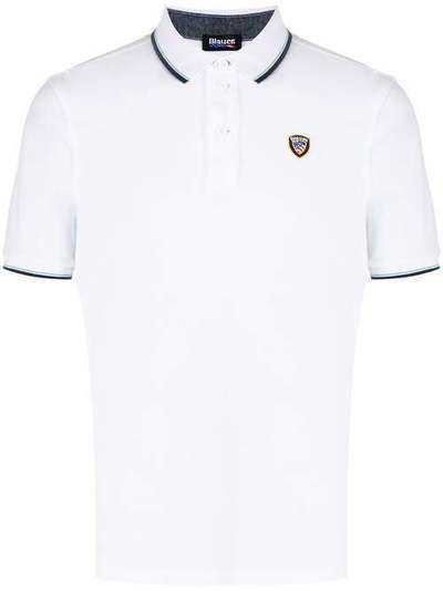 Blauer рубашка поло с логотипом 20SBLUT02067005272