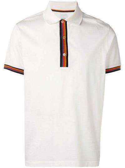 Paul Smith рубашка-поло с отделкой Artist Stripe M1R799RSB0008901