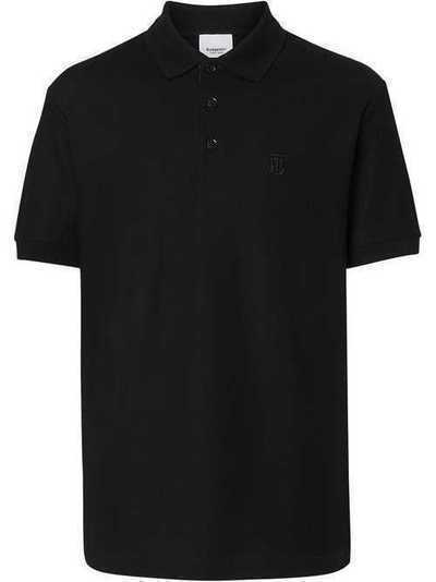 Burberry рубашка-поло из ткани пике с монограммой 8014003