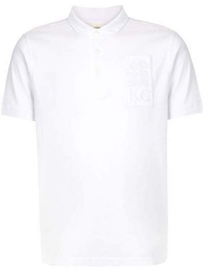 Kent & Curwen рубашка поло с нашивкой-логотипом и воротником Питер Пен K37H9TM04090