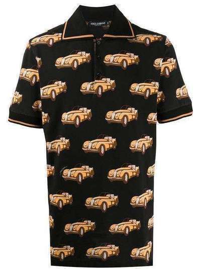 Dolce & Gabbana рубашка поло с принтом G8LS2TFI7VO