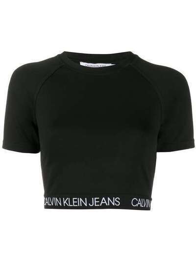 Calvin Klein Jeans укороченный топ с логотипом J20J212891