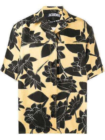 Jacquemus рубашка La Chemise Vallena с цветочным принтом 201SH012010727F