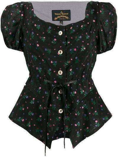 Vivienne Westwood Anglomania блузка с цветочным принтом 1502003111055