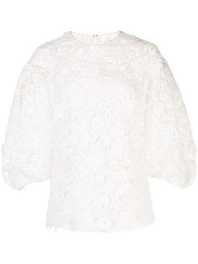 Carolina Herrera кружевная блузка E2011N201FGP