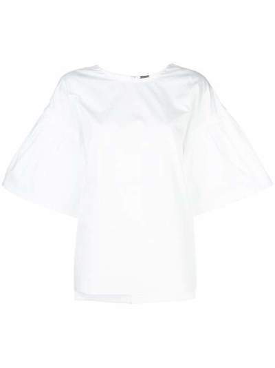 Adam Lippes блузка свободного кроя с короткими рукавами R20103CS