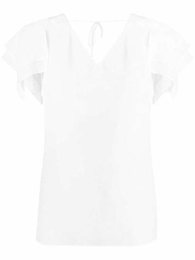 Roberto Cavalli блузка с многослойными рукавами IQT617SY001
