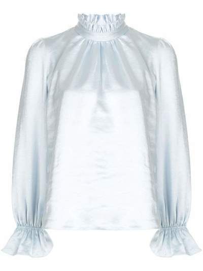 Cynthia Rowley блузка Ezra с оборками на воротнике 20S1TP03PL