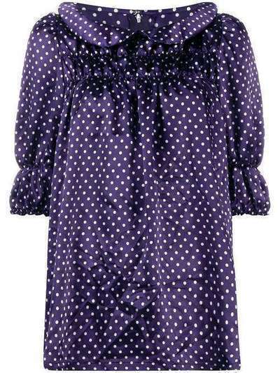 Comme Des Garçons Girl блузка в горох с короткими рукавами NEB013051