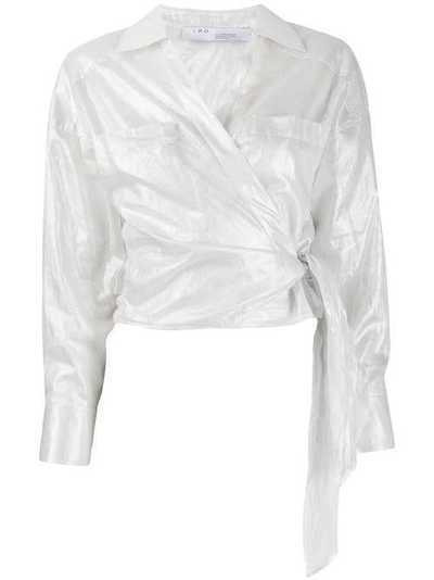 IRO блузка с длинными рукавами и запахом WP16ANATYE
