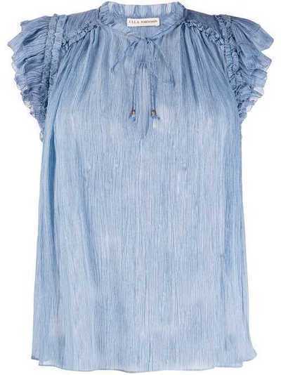 Ulla Johnson блузка Clea с жатым эффектом SP200224