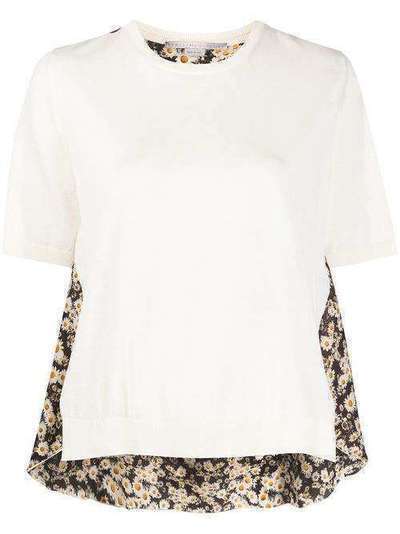 Stella McCartney многослойная блузка с цветочным принтом 601183S2195
