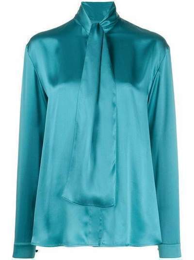 Balenciaga блузка с драпировкой 595189TGN03