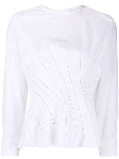 Marni блузка с оборками CAMA0276A0TCW64