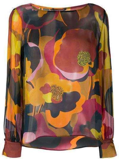 Luisa Cerano блузка с абстрактным цветочным принтом 2181982445