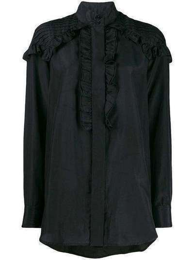 Victoria Beckham блузка со складками и оборками 1120WSH000576B